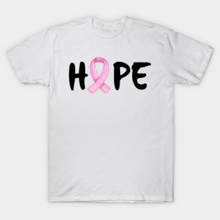 'Hope' Cancer Ribbon Awareness Shirt T-Shirt